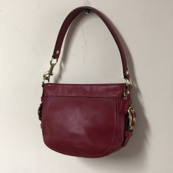 Coach Handbags - Coach Leatherware creed No. H0882-41864 RED Leather hobo bag snug shoulder bag